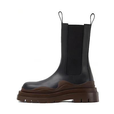 (W) Bottega Veneta Tire Boot 'Black Ebony'