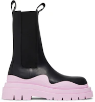(Women) Bottega Veneta Tire Boot 'Black Gloss' 630297-VBS50-1336 (Women) Bottega Veneta Tire Boot 'Black Gloss' 630297-VBS50-1336