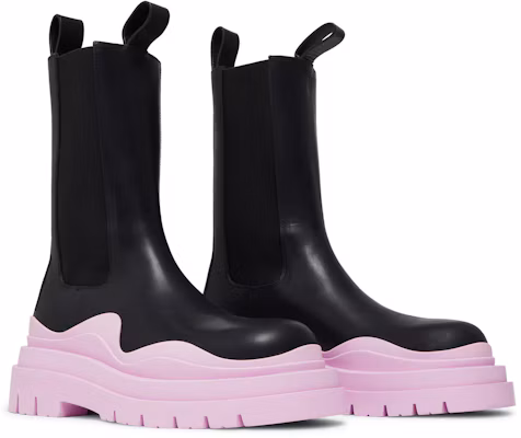 (W) Bottega Veneta Tire Boot 'Hitam Berkilat' 630297-VBS50-1336 Cheap (W) Bottega Veneta Tire Boot 'Hitam Berkilat' 630297-VBS50-1336