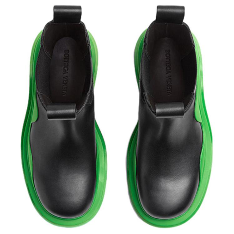 Shop (W) ボッテガヴェネタ タイヤブーツ "ブラックグラス" 630297-VBS50-1477