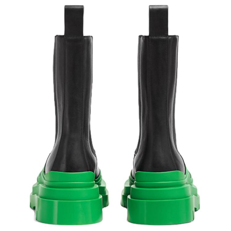 Purchase (W) ボッテガヴェネタ タイヤブーツ "ブラックグラス" 630297-VBS50-1477