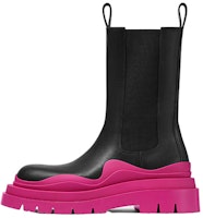 (Women) Bottega Veneta Tire Boot 'Black Hollyhock' 630297-VBS50-1491 (Women) Bottega Veneta Tire Boot 'Black Hollyhock' 630297-VBS50-1491