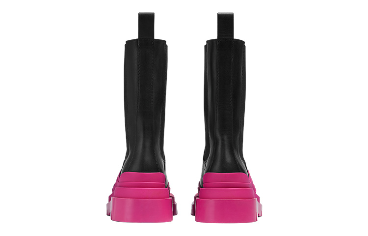 Details for (W) Bottega Veneta Bottes Tire ''Noir Hollyhock'' 630297-VBS50-1491