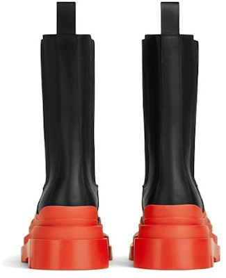 Bottega Veneta葆蝶家 皮革 套穿 切爾西靴 女款 黑紅 Shop Bottega Veneta葆蝶家 皮革 套穿 切爾西靴 女款 黑紅