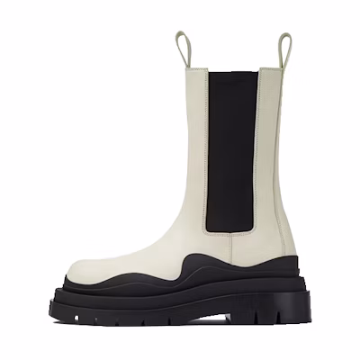 (W) Bottega Veneta Tire Boot 'Sea Salt Black'