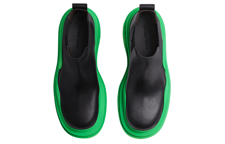 (W) Bottega Veneta Tire Boots 'Black Leather Chelsea' 圖 3