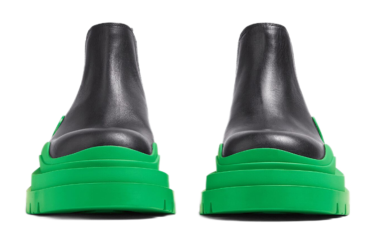 (W) Bottega Veneta Tire Boots 'Black Leather Chelsea' 圖 4