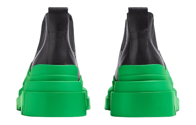 (W) Bottega Veneta Tire Boots 'Black Leather Chelsea' 圖 5