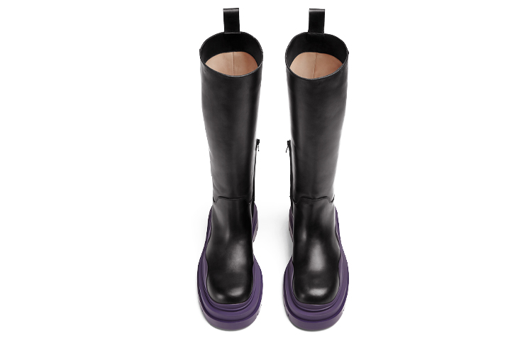 (W) Bottega Veneta Tire Boots 'Black Purple' 圖 3