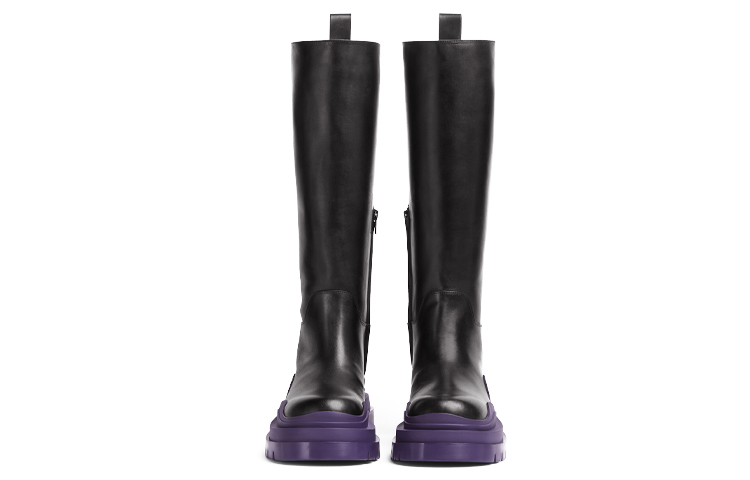 (W) Bottega Veneta Tire Boots 'Black Purple' 圖 4