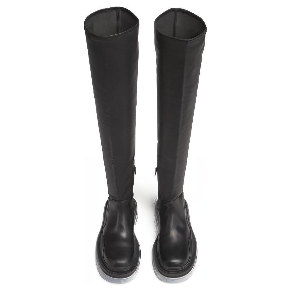 (W) Bottega Veneta Tire Boots 'Black Vintage' 圖 4