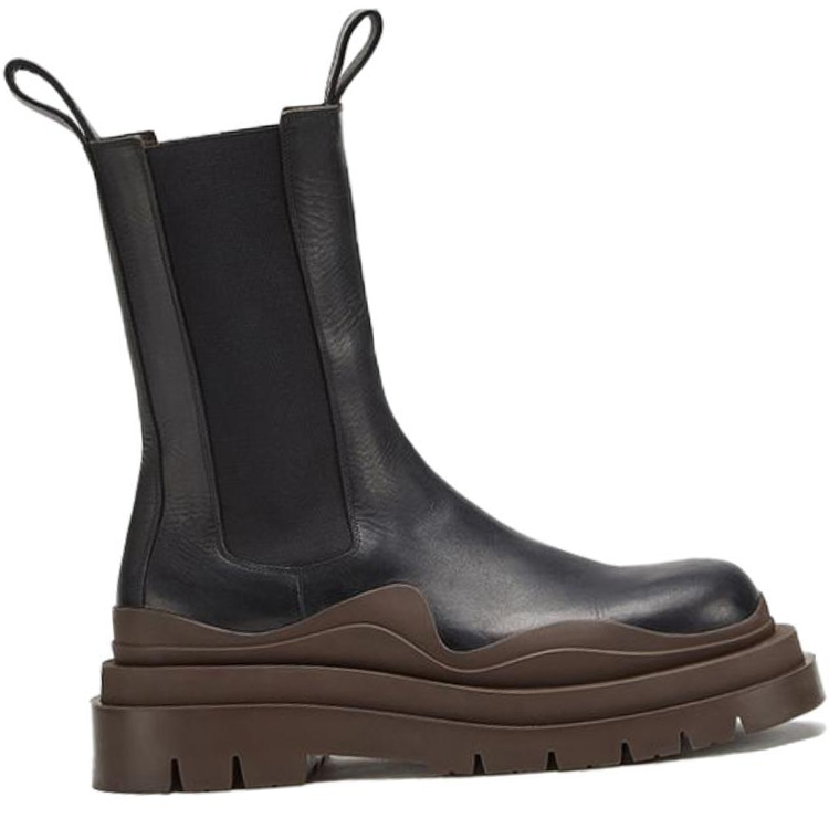 (W) Bottega Veneta Tire Chelsea Boot 'Brown Black' 圖 2