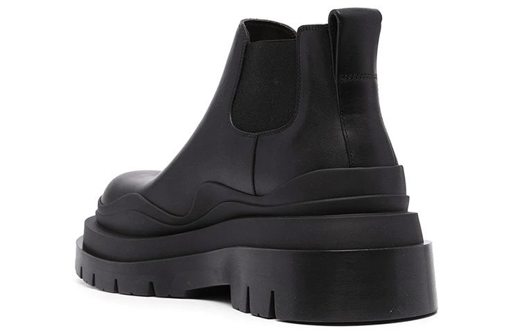 (W) Bottega Veneta Tire Cropped Boot 'Black' 圖 4