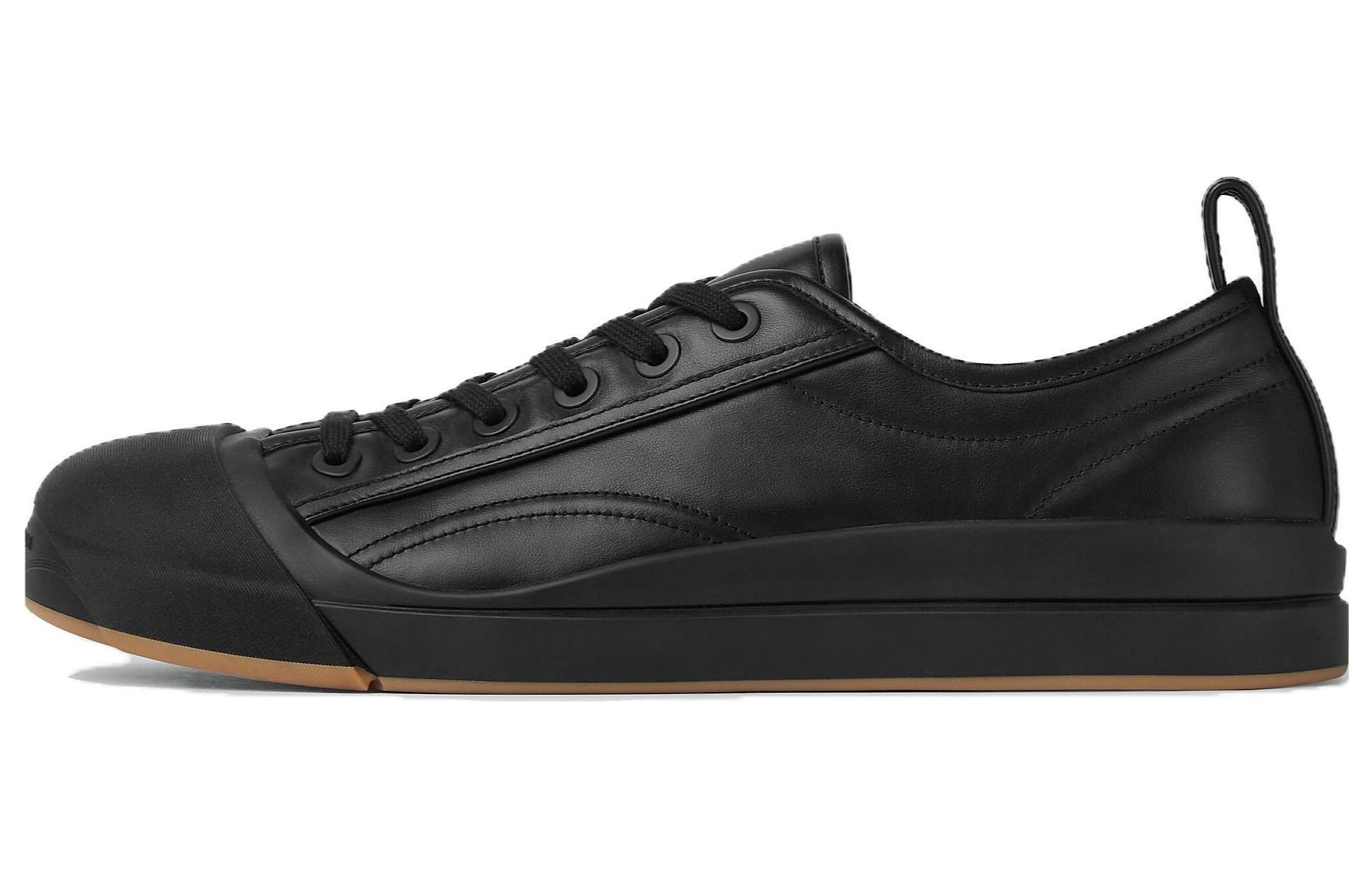 (Women) Bottega Veneta Vulcan Leather 'Black' 763868V3HB01000