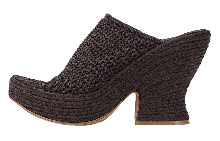 (Women) Bottega Veneta Wedge 'Brown High Heels' 658980V0U802059