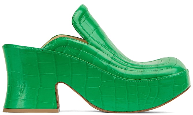 (W) Bottega Veneta Wedge 'Kulit Timbul Hijau' 667212V10O03730 Order (W) Bottega Veneta Wedge 'Kulit Timbul Hijau' 667212V10O03730