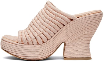 (Women) Bottega Veneta Wedge 'Light Pink Knit' 658985V0VH07618 (Women) Bottega Veneta Wedge 'Light Pink Knit' 658985V0VH07618
