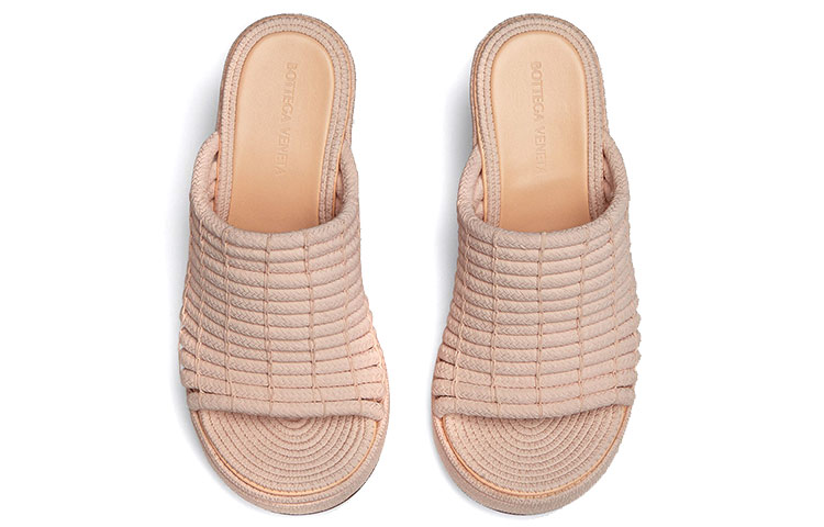 (W) Bottega Veneta Wedge 'Light Pink Knit' 圖 3