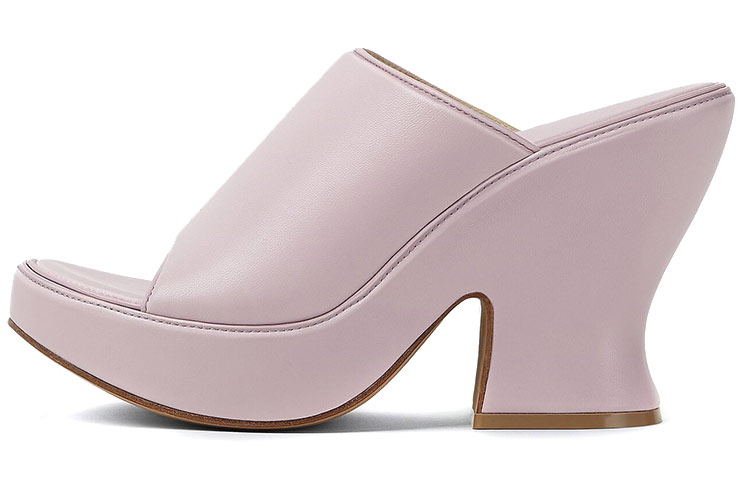 Buy (Women) Bottega Veneta Wedge 'Light Purple Fashion Sandal' 658979VBSD06911