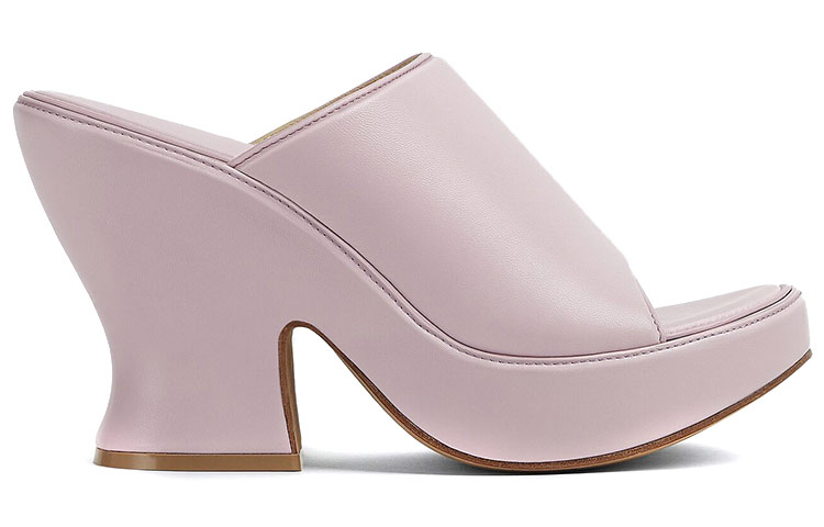 (W) Bottega Veneta Wedge 'Light Purple Fashion Sandal' 圖 2