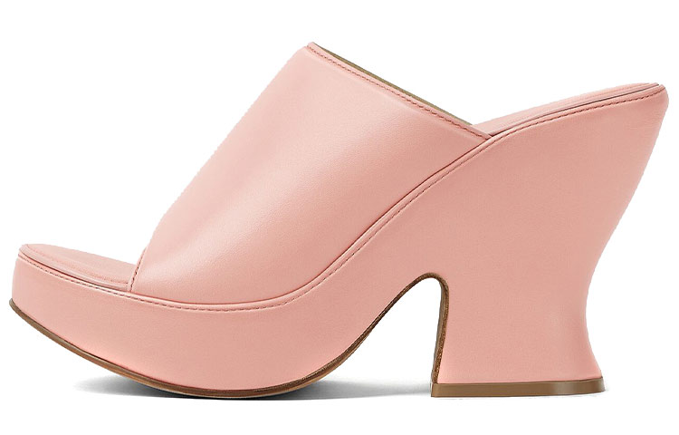 (Women) Bottega Veneta Wedge 'Pink Fashion Sandal' 658979VBSD05475