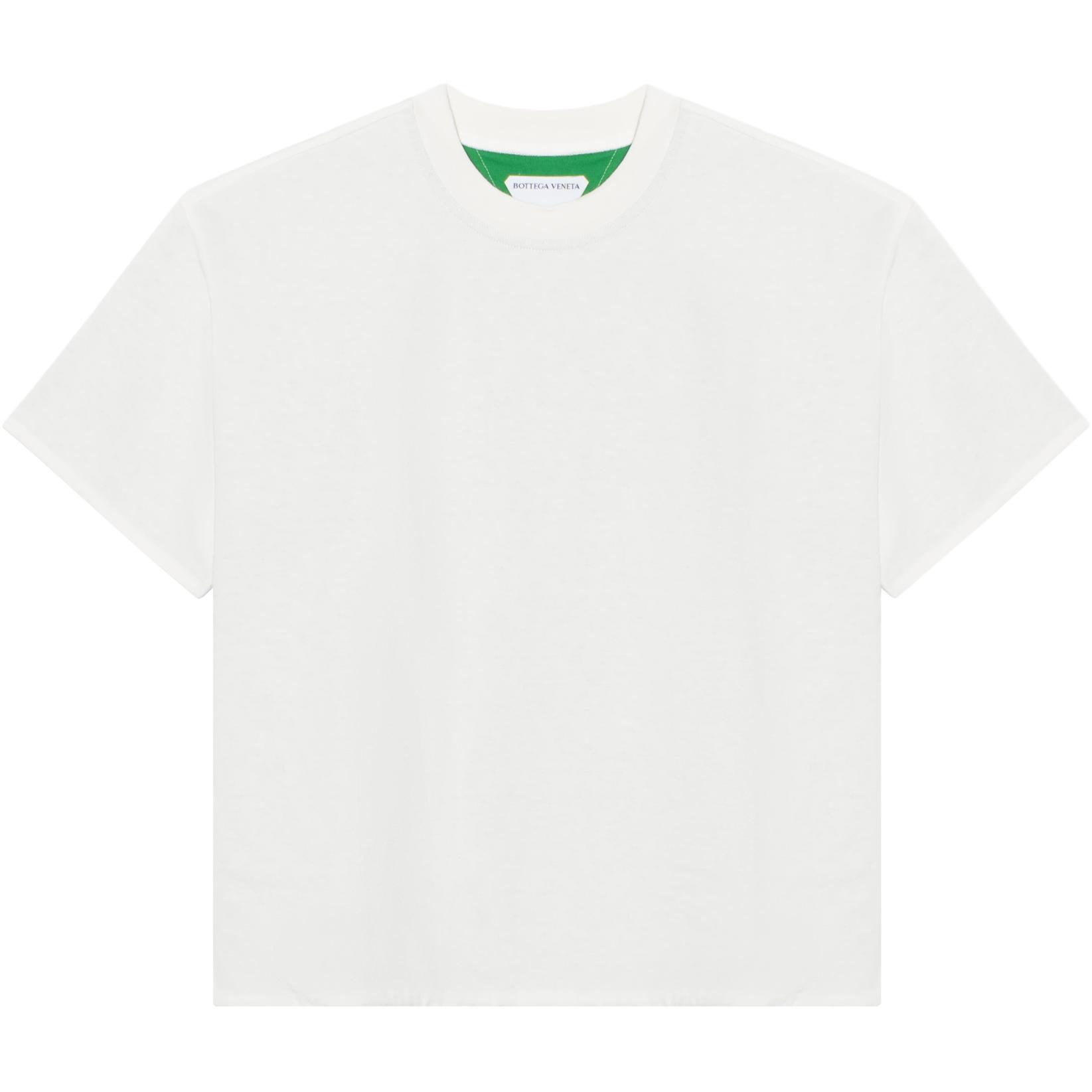 (Women) Bottega Veneta White Relaxed Fit T-Shirt SS22 702429V16E09056