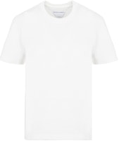 (Women) Bottega Veneta White Solid Crewneck Short Sleeve T-Shirt 649060VF1U09068 (Women) Bottega Veneta White Solid Crewneck Short Sleeve T-Shirt 649060VF1U09068