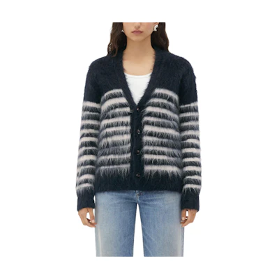(Women) Bottega Veneta Women’s SS23 Multicolor Striped Knit Sweater 752122V2M904211