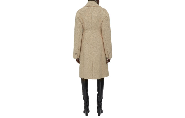 Lookbook (W) Bottega Veneta 羊毛混紡棕色大衣 679627V18W01559