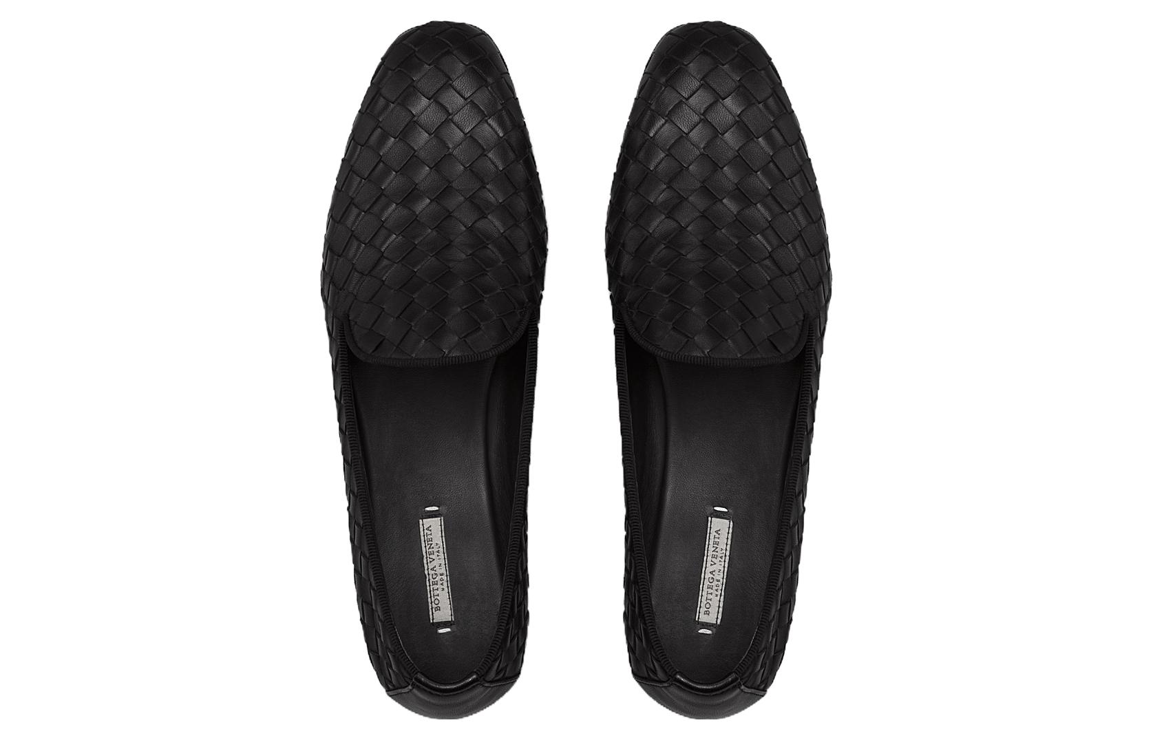 (W) Bottega Veneta Woven Casual Sneaker 'Black Sheepskin' 圖 3