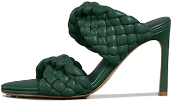 (Women) Bottega Veneta Woven High Heel Sandal 'Dark Green' 618757VBTG03017 (Women) Bottega Veneta Woven High Heel Sandal 'Dark Green' 618757VBTG03017