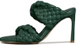 Buy (W) Sandal Tumit Tinggi Tenun Bottega Veneta 'Hijau Gelap' 618757VBTG03017