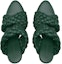 Lookbook (W) Sandal Tumit Tinggi Tenun Bottega Veneta 'Hijau Gelap' 618757VBTG03017
