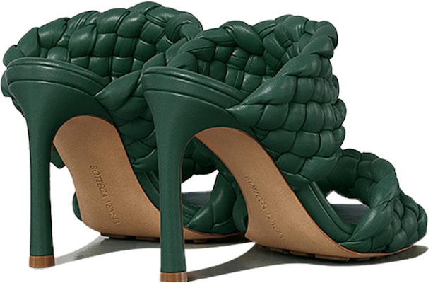 (Women) Bottega Veneta Woven High Heel Sandal 'Dark Green' 618757VBTG03017 Shop (Women) Bottega Veneta Woven High Heel Sandal 'Dark Green' 618757VBTG03017