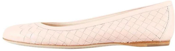 (Women) Bottega Veneta Woven Leather Flat 'Pink' 370132V00136813 (Women) Bottega Veneta Woven Leather Flat 'Pink' 370132V00136813