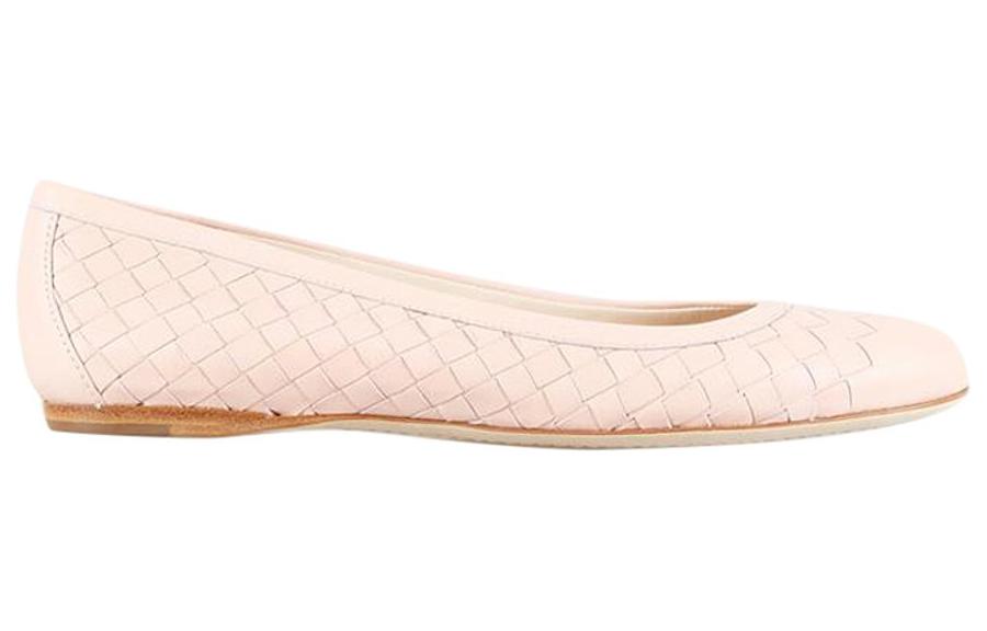 Order (W) Bottega Veneta Kulit Tenunan Rata 'Pink' 370132V00136813