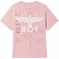 (Women) BOY London Dopamine Trend Logo Pink Crewneck Graphic Tee for Women. B232N0109514 (Women) BOY London Dopamine Trend Logo Pink Crewneck Graphic Tee for Women. B232N0109514