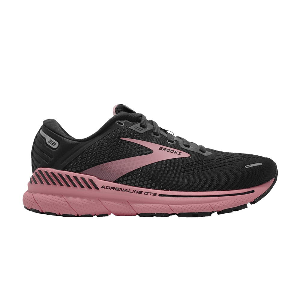 (Women) Brooks Adrenaline GTS 22 'Black Pink' 120353-1B-054