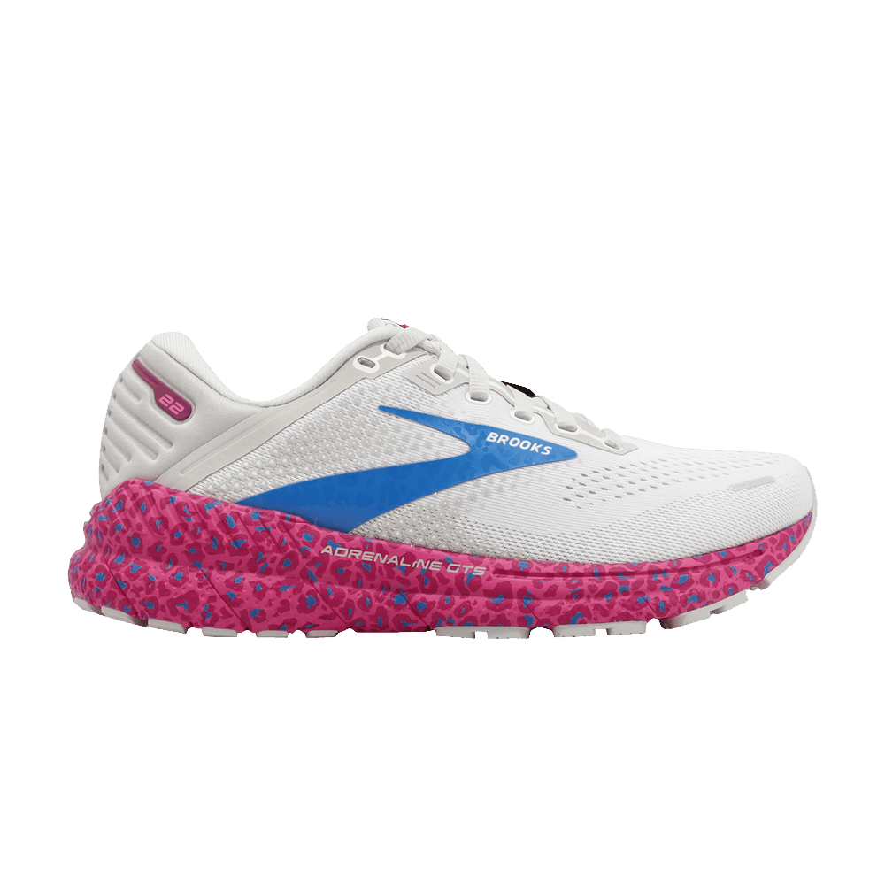 (Women) Brooks Adrenaline GTS 22 'White Brilliant Leopard'  120353-1B-160