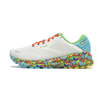 (W) Brooks Adrenaline GTS 22 'White Red Green'