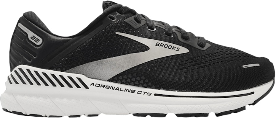 (Women) Brooks Adrenaline GTS 22 Wide 'Black White' 120353-1D-043 Buy (Women) Brooks Adrenaline GTS 22 Wide 'Black White' 120353-1D-043