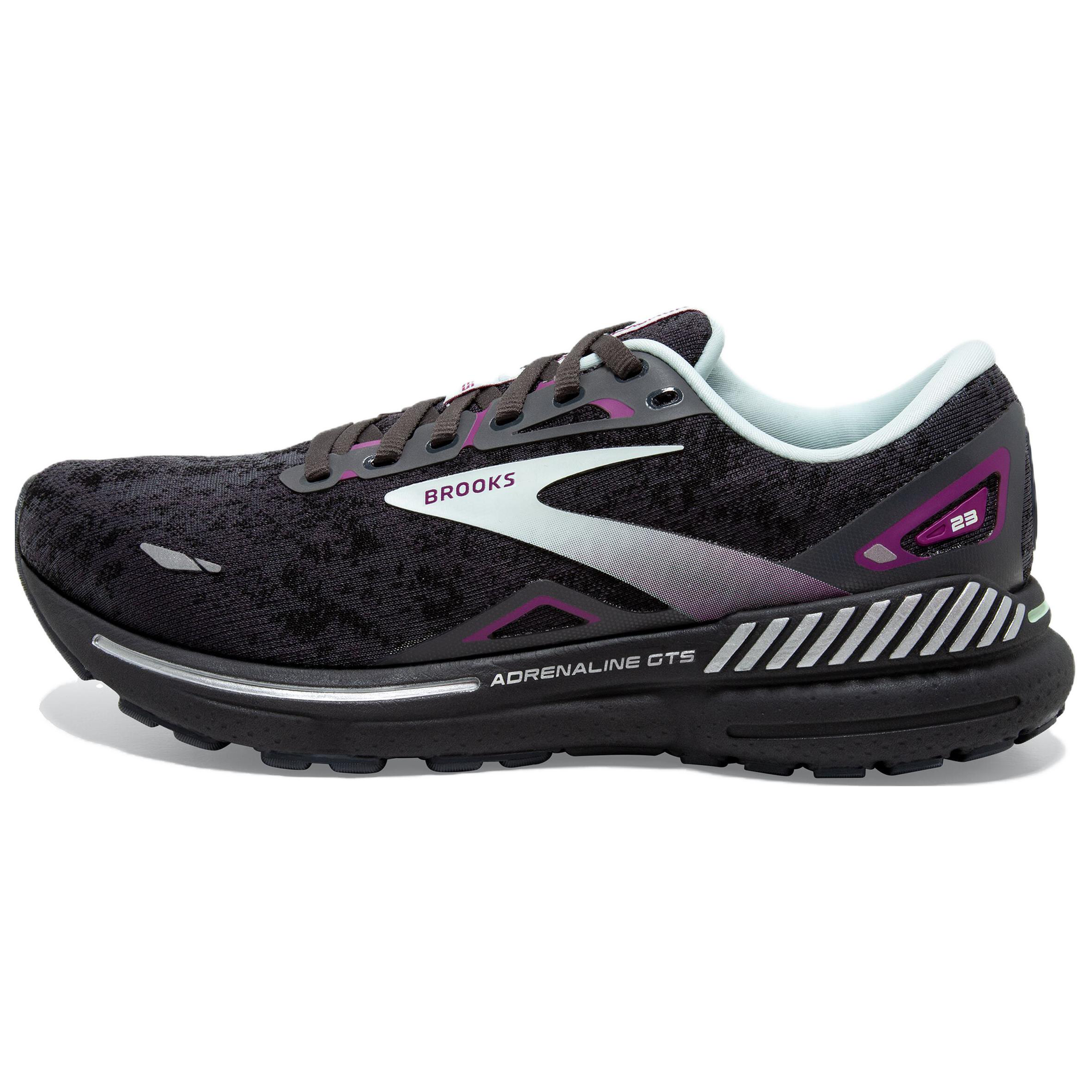 (Women) Brooks Adrenaline GTS 23 'Black Purple' 120381-072