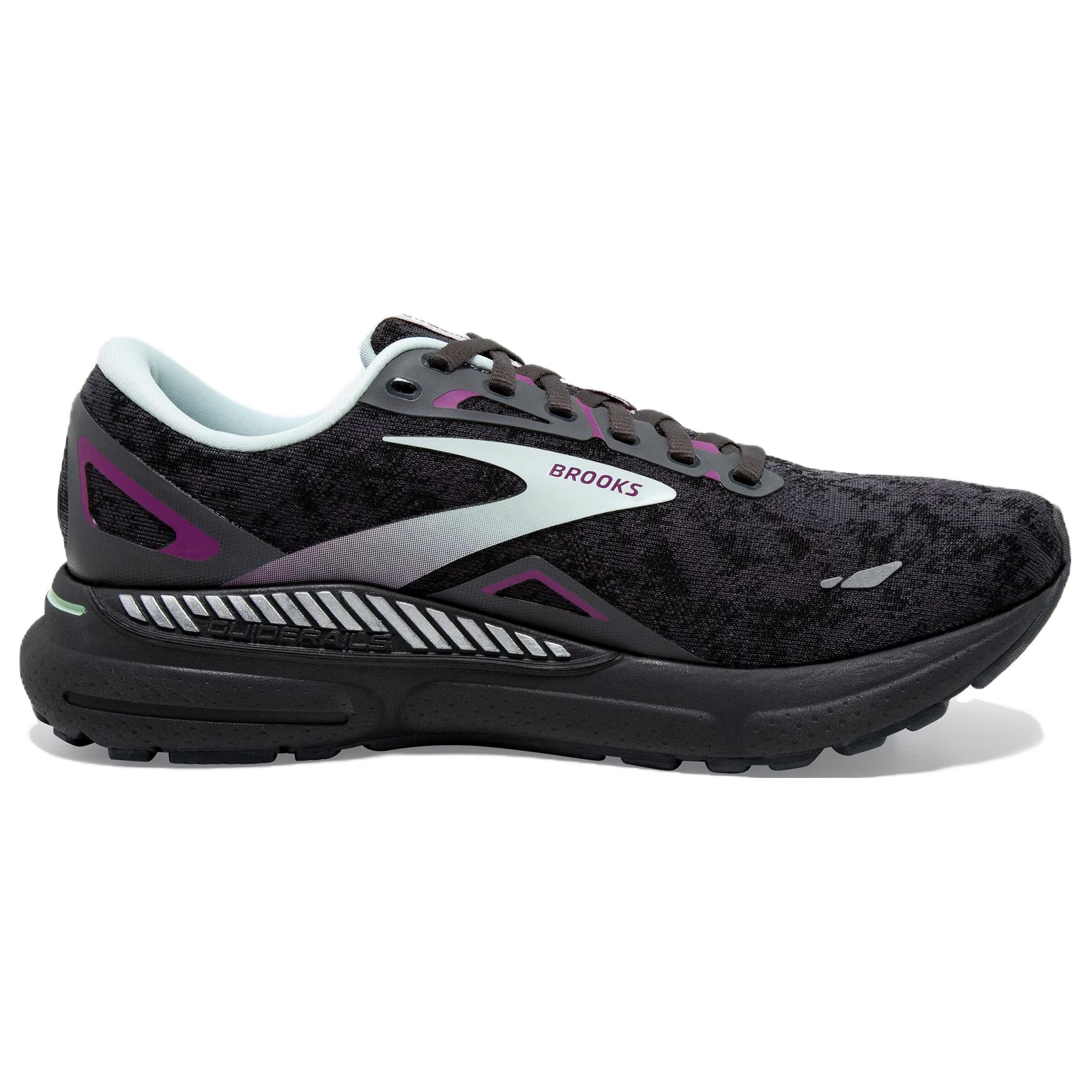 Order 布魯克斯 Brooks Adrenaline GTS 23 減震防滑 低幫 跑步鞋 女款 黑紫