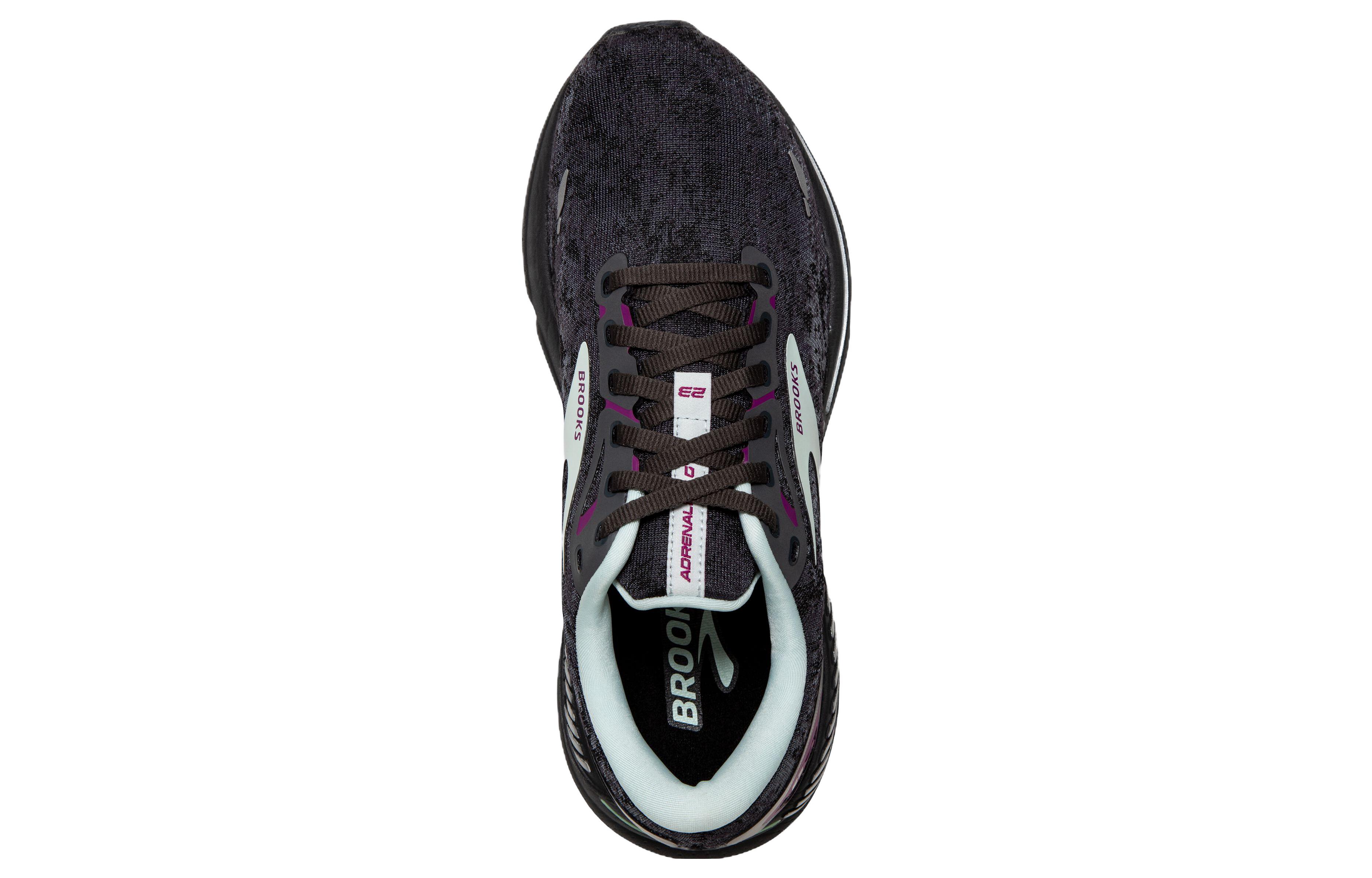 Shop 布魯克斯 Brooks Adrenaline GTS 23 減震防滑 低幫 跑步鞋 女款 黑紫