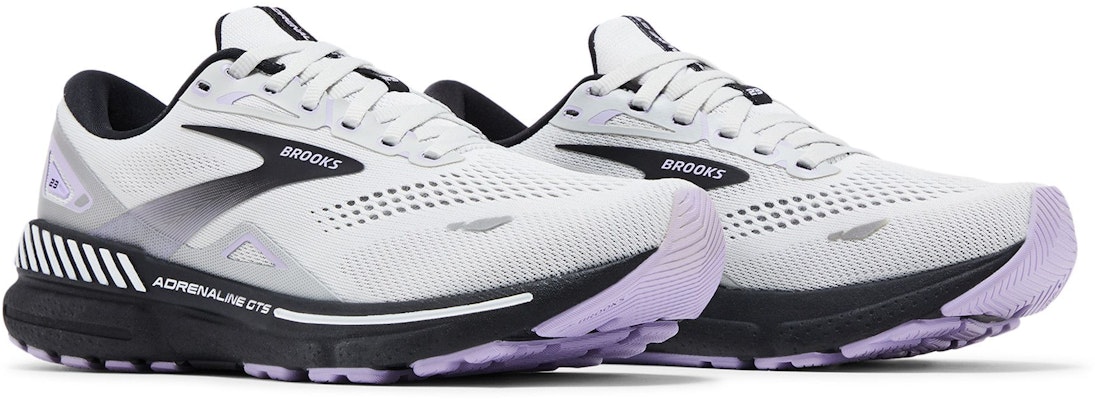 (Women) Brooks Adrenaline GTS 23 'Grey Purple' 120381-1B-039 Cheap (Women) Brooks Adrenaline GTS 23 'Grey Purple' 120381-1B-039