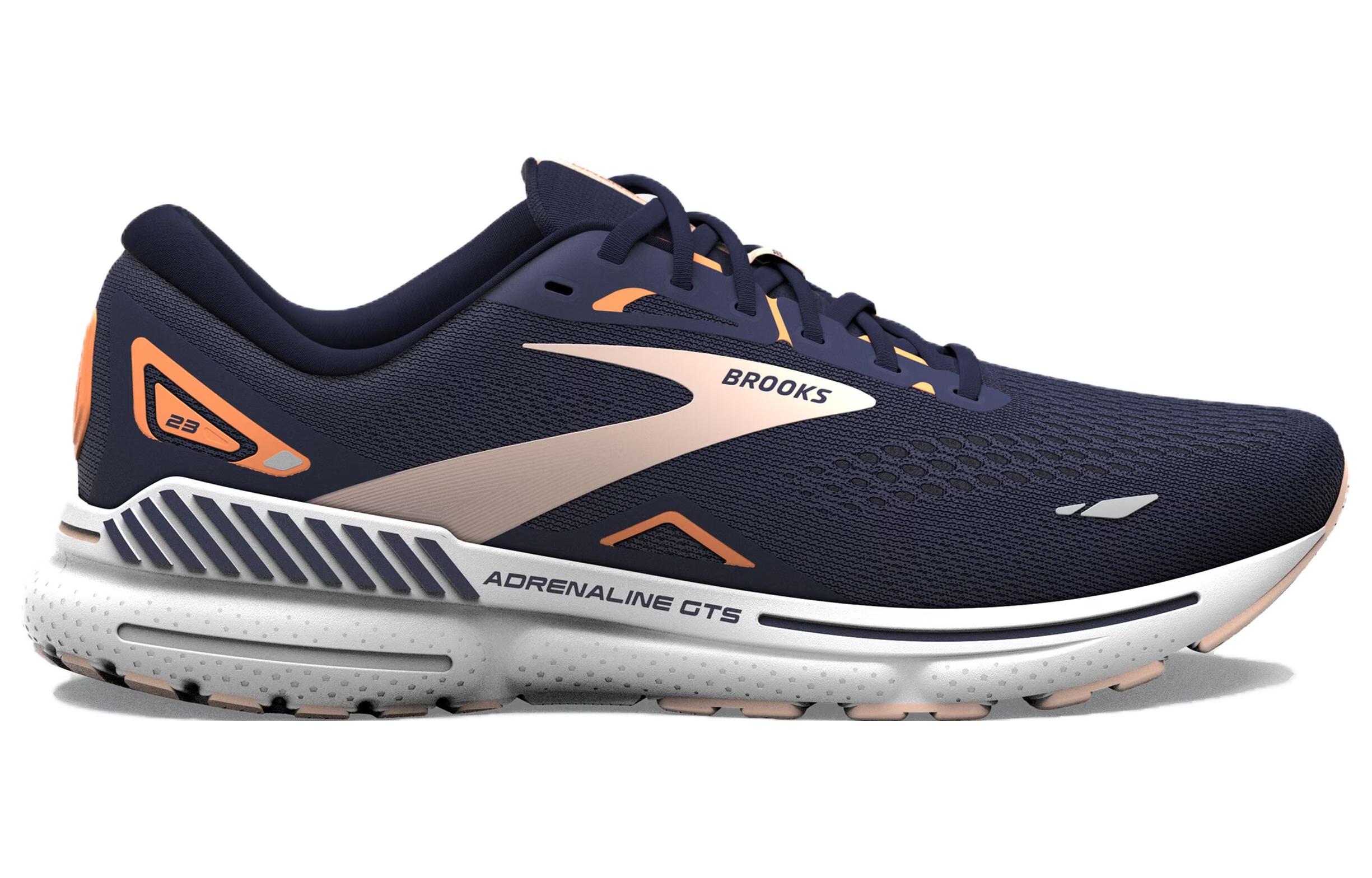 (W) Brooks Adrenaline GTS 23 Wide 'Peacoat Peach' 圖 2