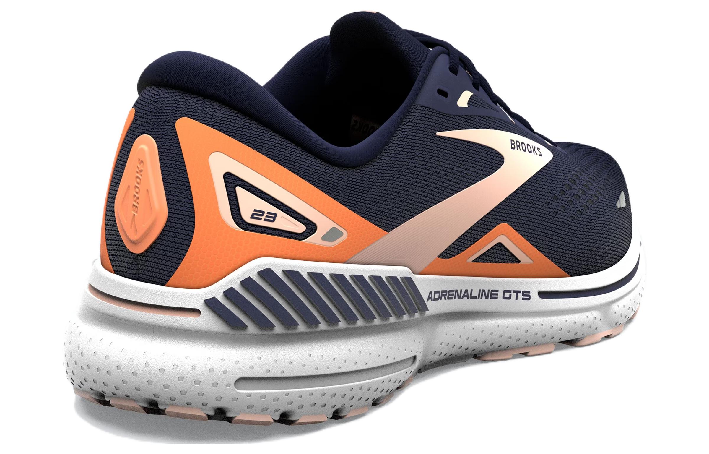 (W) Brooks Adrenaline GTS 23 Wide 'Peacoat Peach' 圖 5