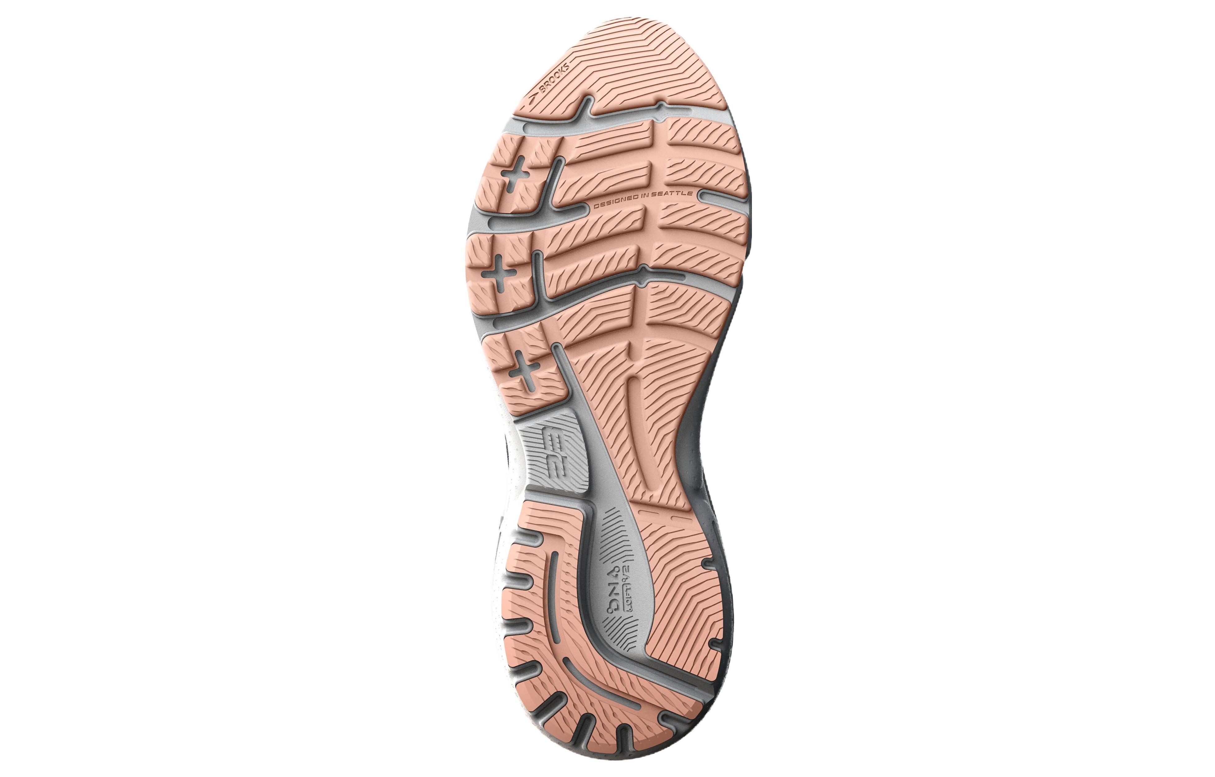 Details for (W) Brooks Adrenaline GTS 23 Ancho 'Peacoat Peach' 120381-1D-482