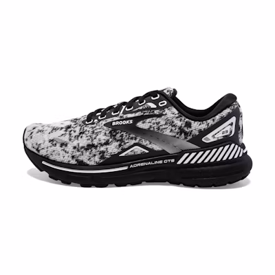 (W) Brooks Adrenaline GTS 23 Wide 'White Grey Black'
