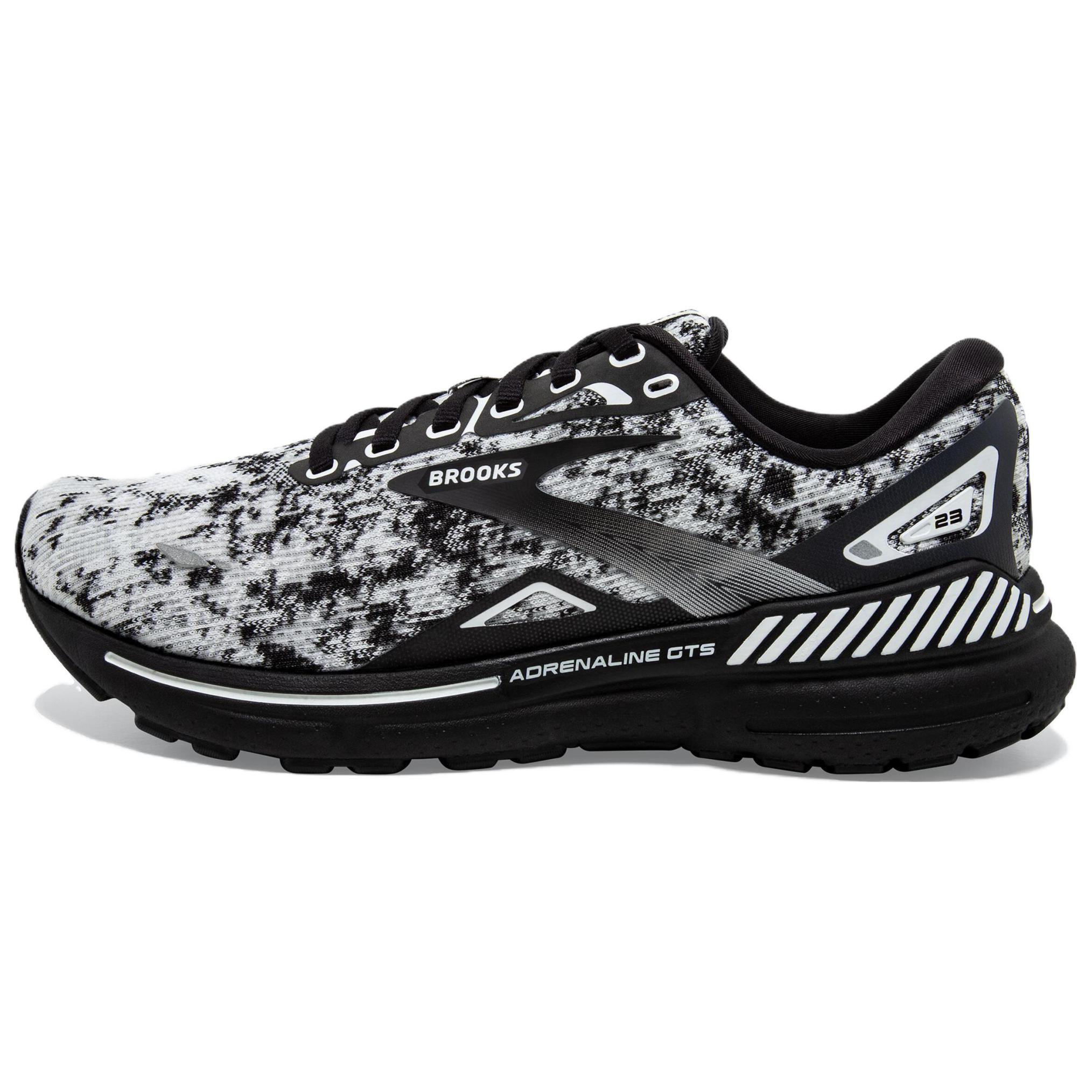 (Women) Brooks Adrenaline GTS 23 Wide 'White Grey Black' 120381-1D-135